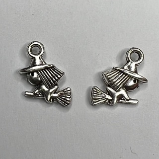 Tibetan Silver Witch Charms 