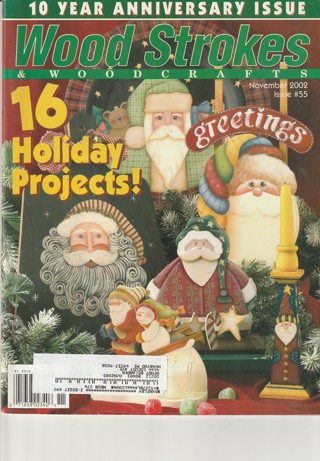 Painting Magazine: Wood Strokes, Holiday Projects Nov 2002