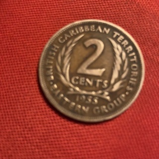 British Caribbean Territories 2 Cents – 1955