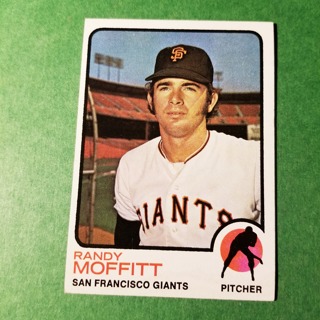 1973 - TOPPS BASEBALL CARD NO. 43 - RANDY MOFFITT - GIANTS