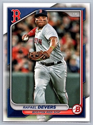 2024 Bowman #10 Rafael Devers Boston Red Sox