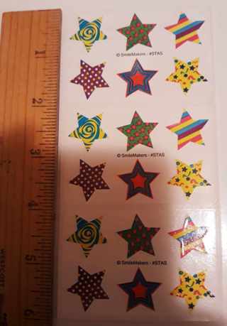 18 Star Stickers