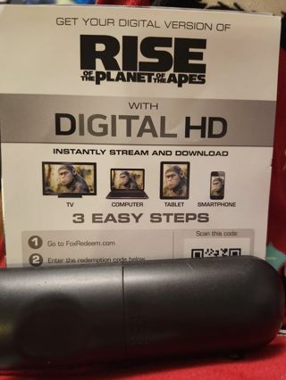 Digital code for rise of the planet of the apes