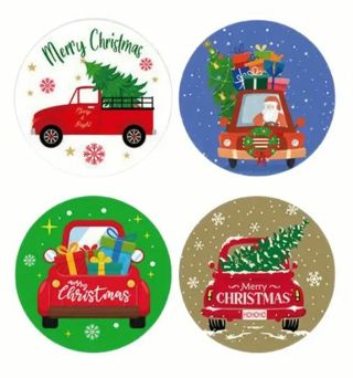 ↗️SuPeR SPECIAL⛄(50) 1" CHRISTMAS STICKERS!!❄️