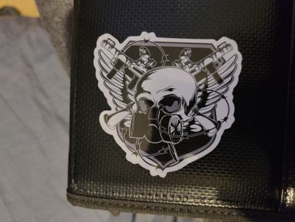 Apocalypse Skull Sticker