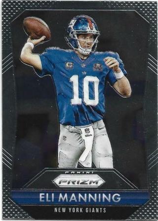 2015 PRIZM ELI MANNING CARD