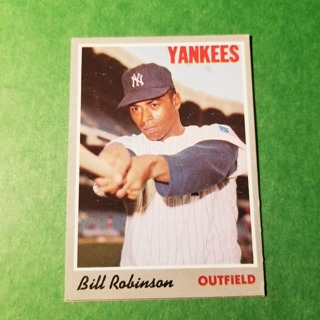 1970 - TOPPS BASEBALL CARD NO. 23 - BILL ROBINSON - YANKEES