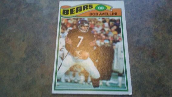 1977 TOPPS BOB AVELLINI CHICAGO BEARS FOOTBALL CAED# 145