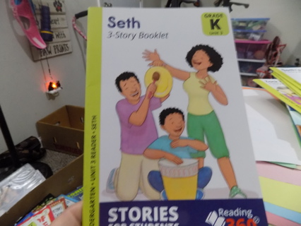 Seth's 3 story booklet Grade K Unit 3 Stories for Students reading 360