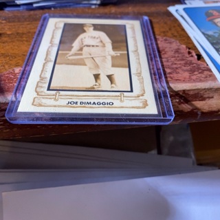 1981 creamer sports baseball legends Joe DiMaggio baseball card 