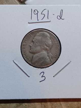 1951-D Jefferson Nickel! 24.3