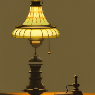 Listia Digital Collectible: Vintage Lamp