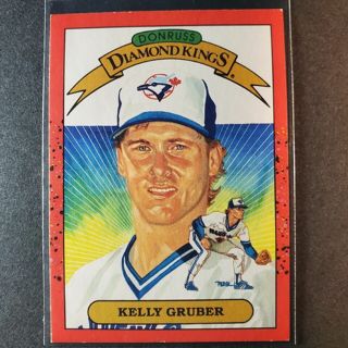 Kelly Gruber 1990 Donruss Diamond King Toronto Blue Jays