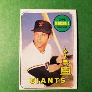 1969 - TOPPS BASEBALL CARD NO. 464 - DAVE MARSHALL - GIANTS