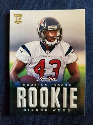 2013 Panini Prestige Rookie Cierre Wood