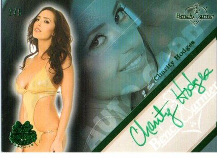 2024 Benchwarmer Emerald Charity Hodges Autograph 2/5
