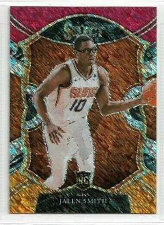 2020-21 SELECT JALEN SMITH RED WHITE & ORANGE SHIMMER REFRACTOR ROOKIE CARD