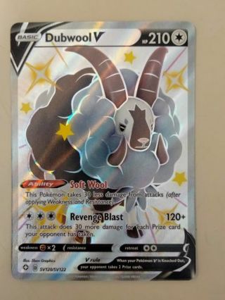 Dubwool v sv120/sv122 rare holo nm