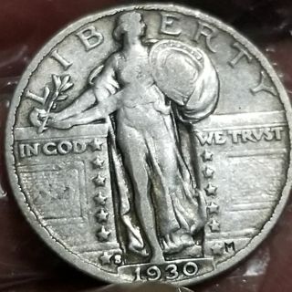 1930-S Standing Liberty Quarter - High Grade - Full Shield! ☆Low Mintage☆ 90% silver US coin