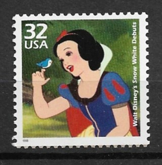 1998 Sc3185h Celebrate the Century: 1930's Snow white & the & Dwarfs MNH