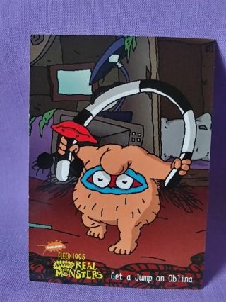 1995 Real Monsters Trading Card #1