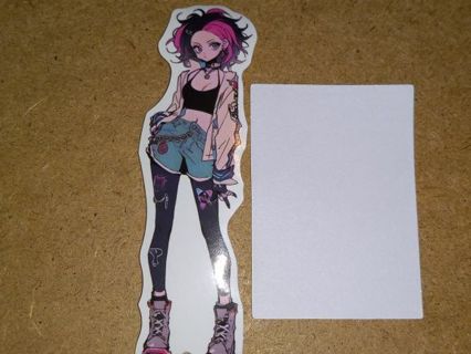 Anime nice one big vinyl sticker no refunds regular mail only Very nice quality!