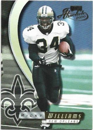 2000 PLAYOFF ABSOLUTE RICKY WILLIAMS CARD