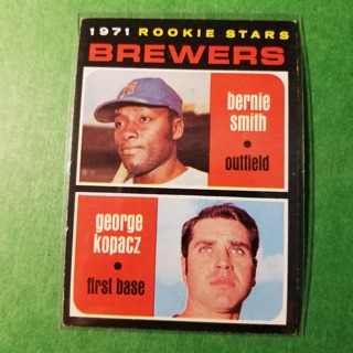 1971 Topps Vintage Baseball Card # 204 - 1971 ROOKIE STARS- BREWERS - NRMT+