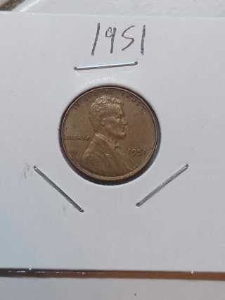 1951 Lincoln Wheat Penny! 41
