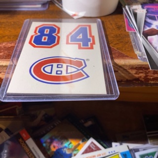 1987 topps Montreal Canadians hockey helmet stickers 