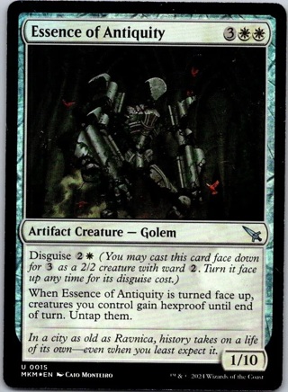 Magic the Gathering Foil Essence of Antiquity Murders at Karlov Manor MTG