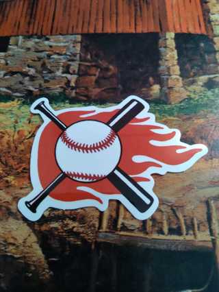 Baseball Sticker