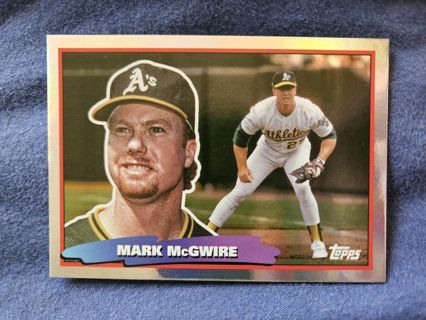 2022 Topps Archives 1988 Topps Big Foil Mark McGwire