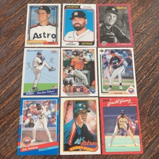 (12) Houston Astros Cards Lot
