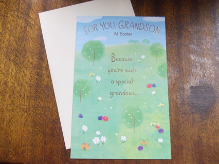 GRANDSON Easter Card and Envelope