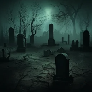 Listia Digital Collectible: Halloween Graveyard 2