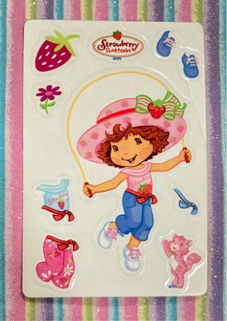 Kawaii Strawberry Shortcake sticker sheet 