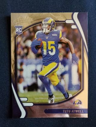 2021 Panini Absolute Rookie Tutu Atwell