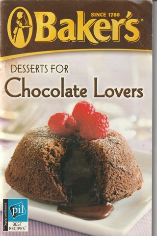 Vintage Cook Book, Magazine soft covered: Dessert for Chocolate Lovers