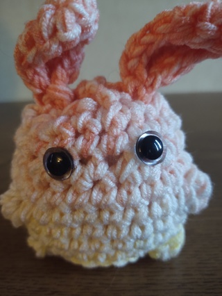 Hand Crocheted Amigurumi Rabbit