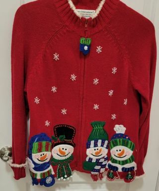 Beautiful Snowmen & Women Sweater