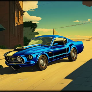 Listia Digital Collectible: Classic Mustang