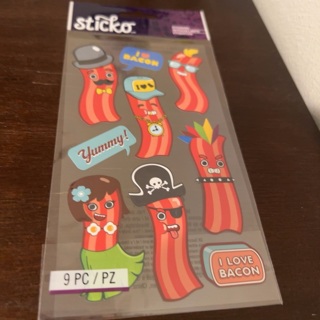 Sticko bacon stickers