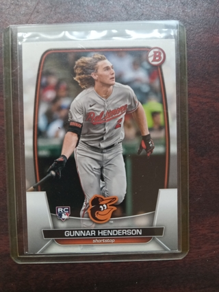 Gunnar Henderson *Rookie (2023 Bowman Baseball) #65