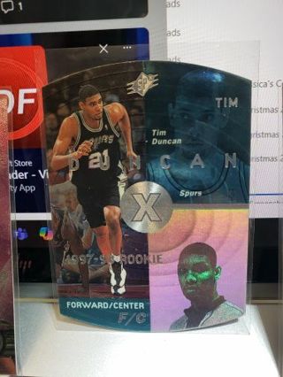 1997-98 Upper deck SPX Die-cut Tim Duncan Rookie card