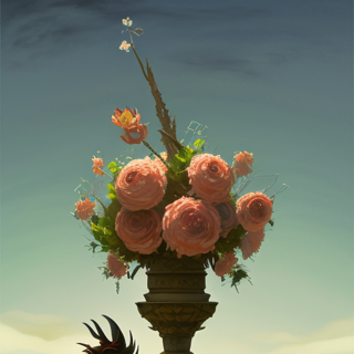 Listia Digital Collectible: Epic Vase With Flowers