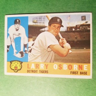  1960 - TOPPS BASEBALL CARD NO. 201 - LARRY OSBORNE - TIGERS