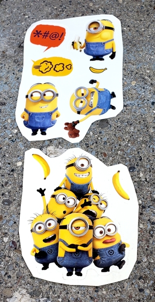 MINIONS WALL DECALS STYLE 1