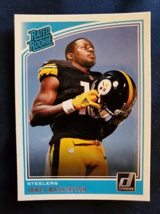 2018 Donruss Rated Rookie James Washington