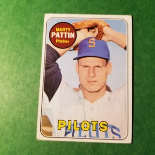 1969 - TOPPS BASEBALL CARD NO. 563 - MARTY PATTIN - PILOTS